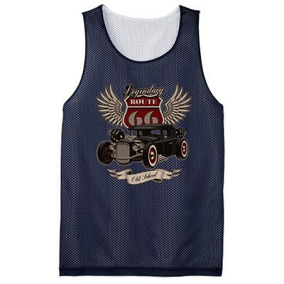 American Hot Rod On Dark Mesh Reversible Basketball Jersey Tank