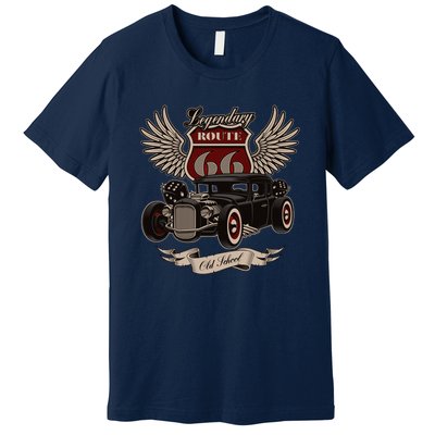 American Hot Rod On Dark Premium T-Shirt