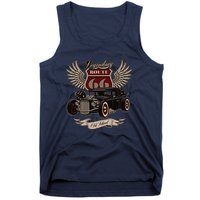 American Hot Rod On Dark Tank Top