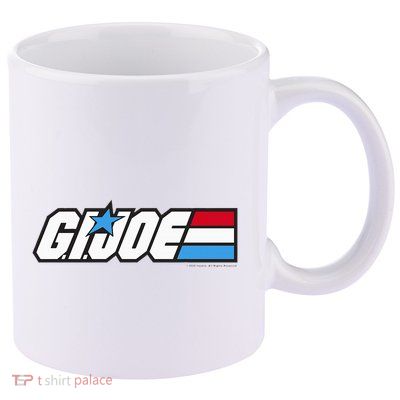 American Hero Red White & Blue Simple Logo 11oz C Handle Ceramic Mug