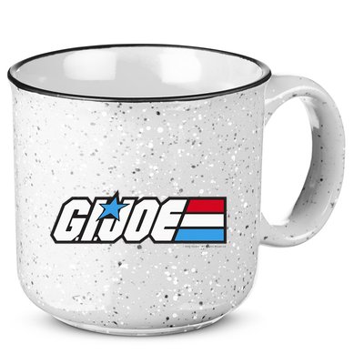 American Hero Red White & Blue Simple Logo 15oz Campfire Ceramic Mug