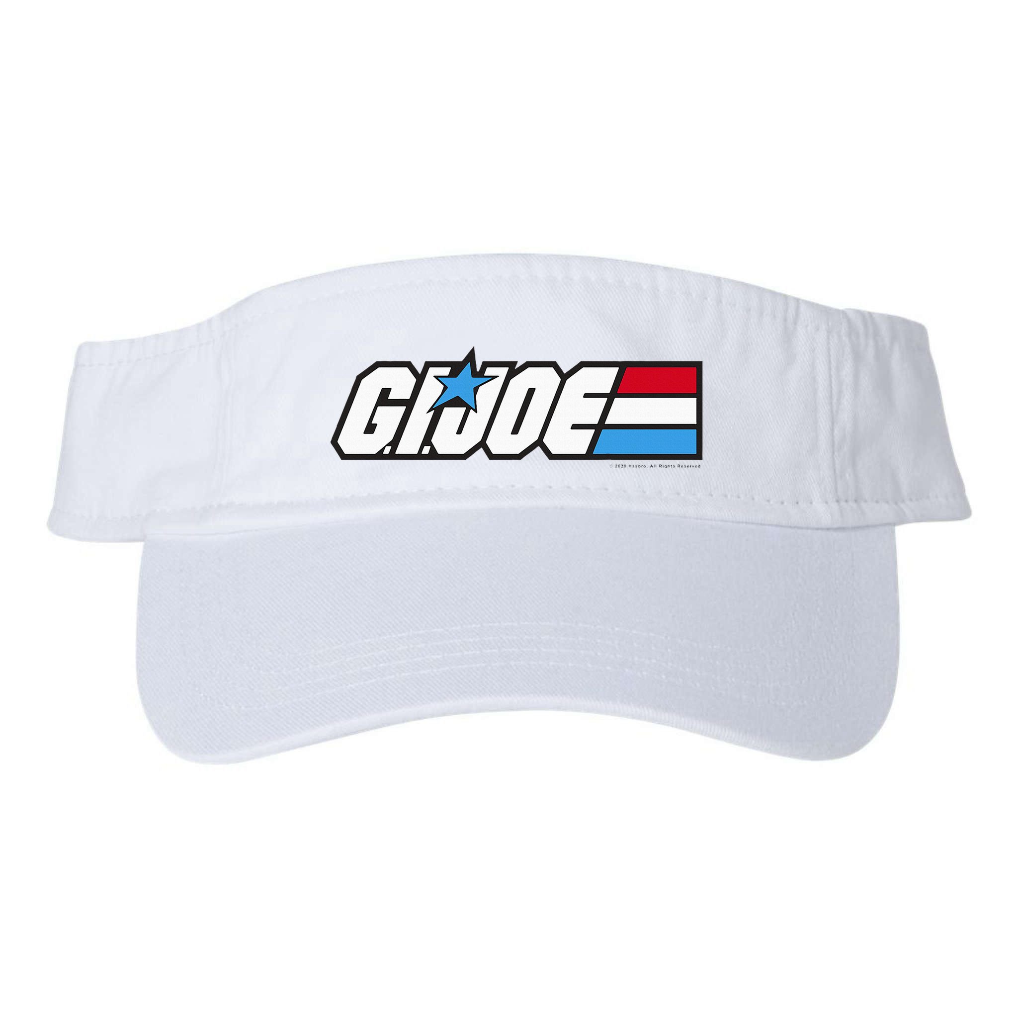 American Hero Red White & Blue Simple Logo Visor