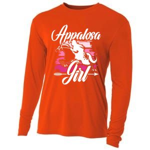 Appaloosa Horse Racing Derby Horse Lovers Jockey Cow Meaningful Gift Cooling Performance Long Sleeve Crew