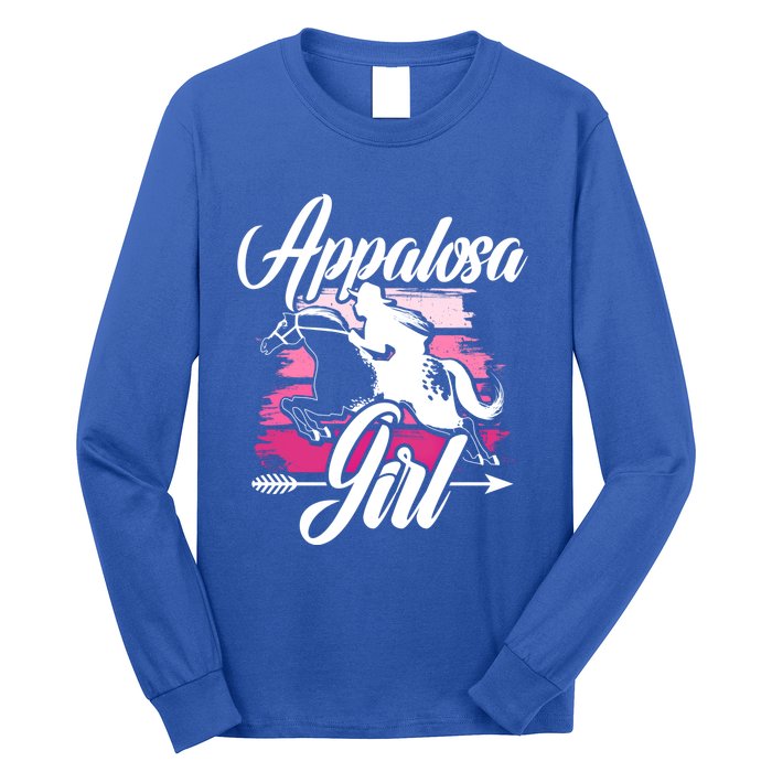 Appaloosa Horse Racing Derby Horse Lovers Jockey Cow Meaningful Gift Long Sleeve Shirt