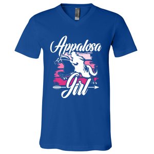 Appaloosa Horse Racing Derby Horse Lovers Jockey Cow Meaningful Gift V-Neck T-Shirt