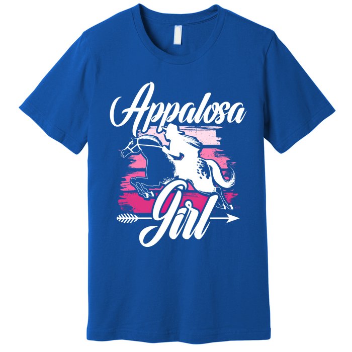 Appaloosa Horse Racing Derby Horse Lovers Jockey Cow Meaningful Gift Premium T-Shirt