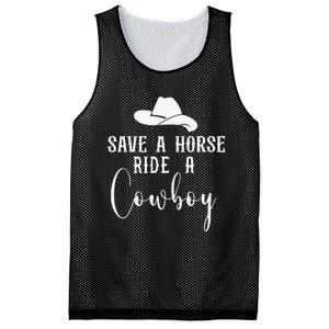 Awesome Horse Rider Save A Horse Ride A Cowboy Mesh Reversible Basketball Jersey Tank