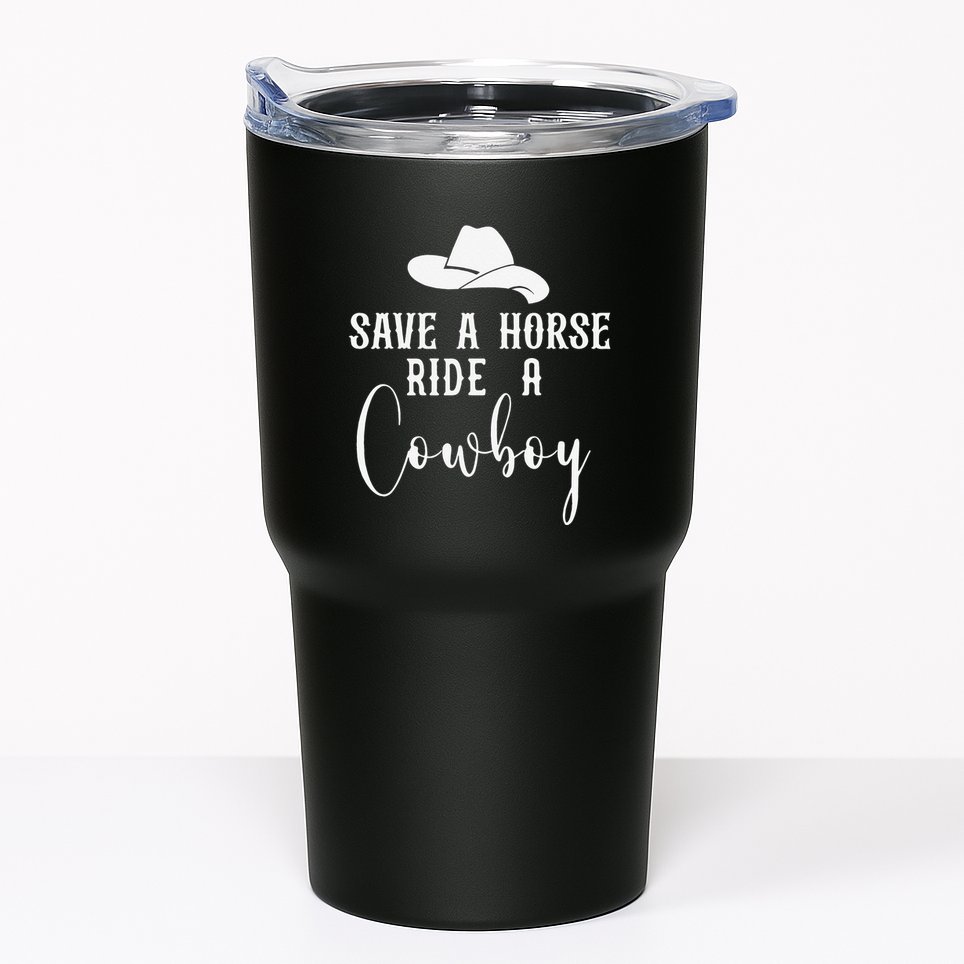 Awesome Horse Rider Save A Horse Ride A Cowboy Tumbler