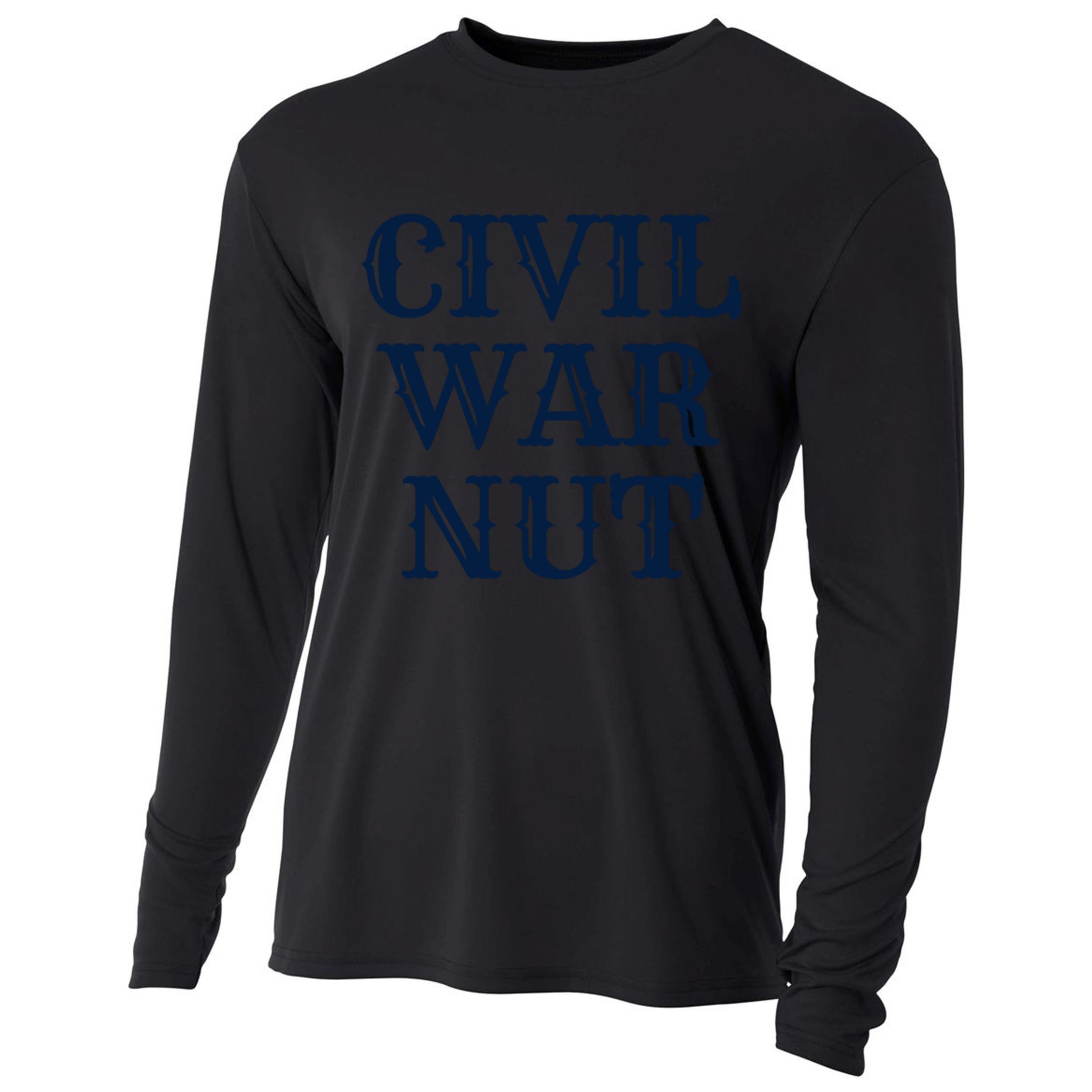 American History Reenactor Us Civil War Nut Gift Cooling Performance Long Sleeve Crew