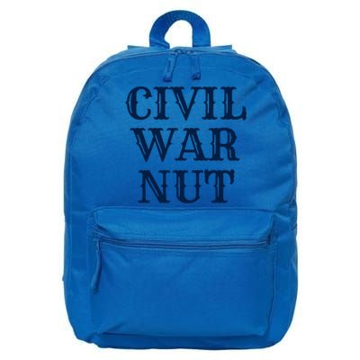 American History Reenactor Us Civil War Nut Gift 16 in Basic Backpack