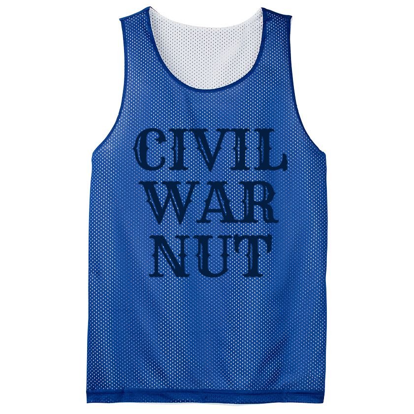 American History Reenactor Us Civil War Nut Gift Mesh Reversible Basketball Jersey Tank