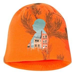 Alfred Hitchcocks Rear Window Illustration Kati - Camo Knit Beanie