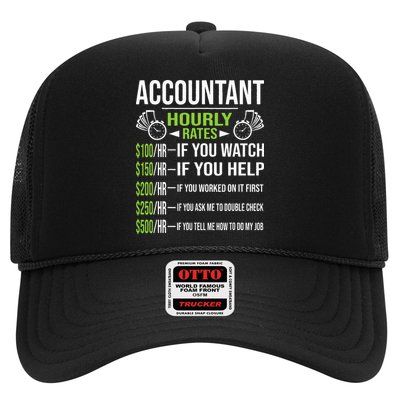 Accountant Hourly Rates Funny Accounting CPA Humor Trucker Hat