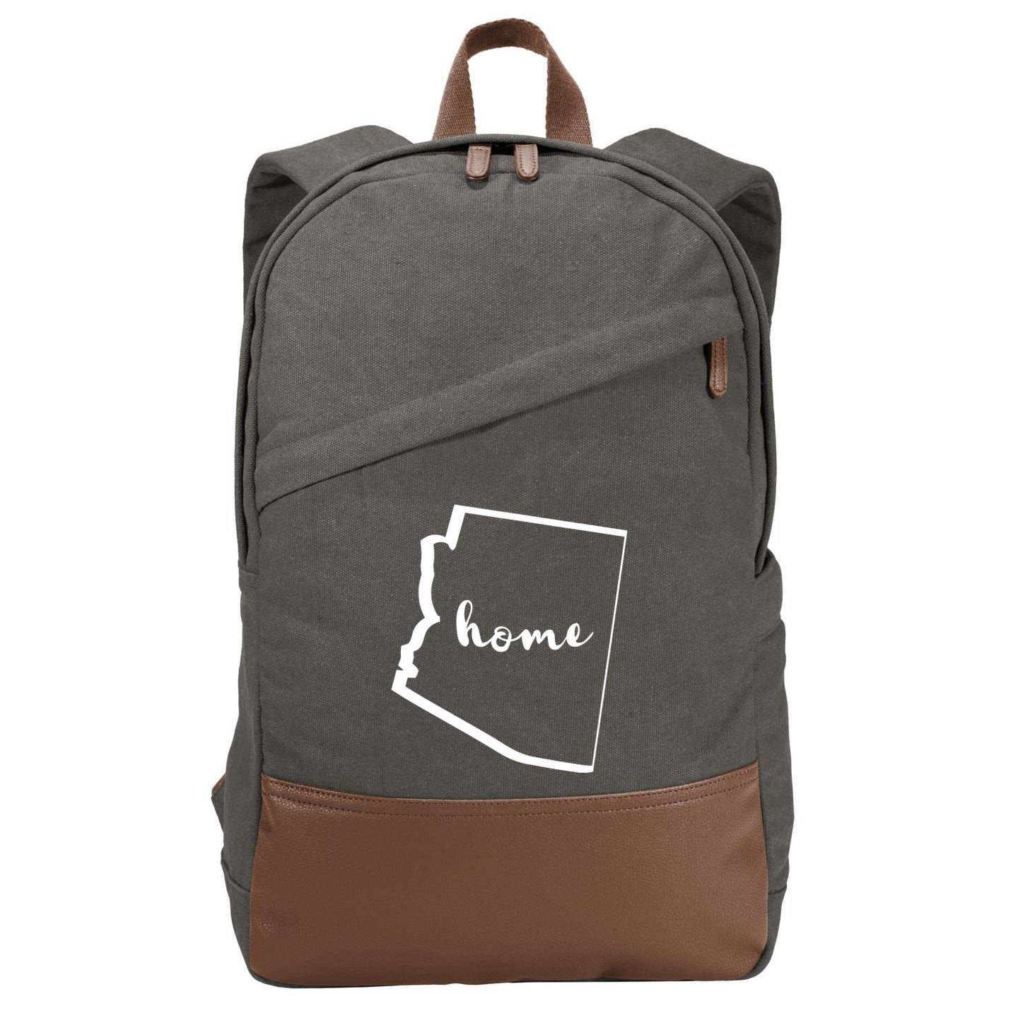 Az Home State Arizona Native Cotton Canvas Backpack
