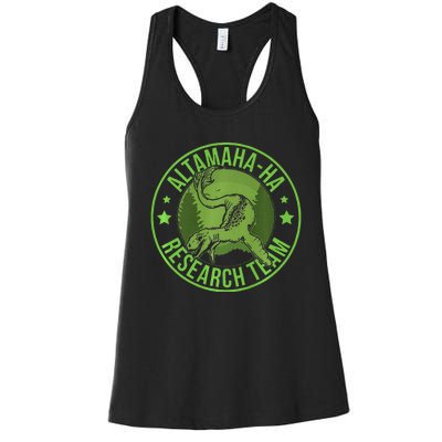 Altamahaha Hide & Seek Research Team Champion Cryptid Women's Racerback Tank