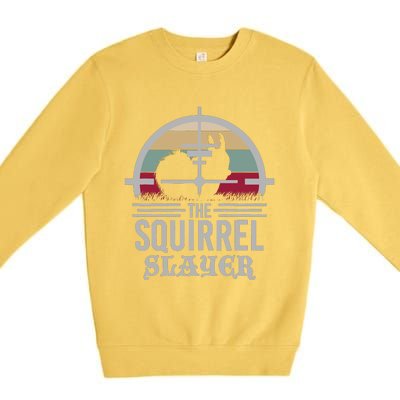 Animal Hunting Squirrel Hunter Squirrel Premium Crewneck Sweatshirt