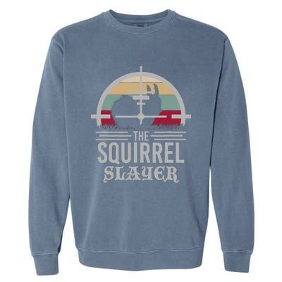 Animal Hunting Squirrel Hunter Squirrel Garment-Dyed Sweatshirt