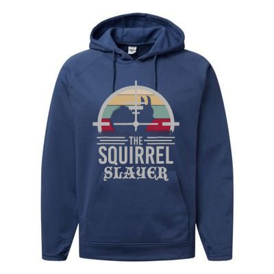 Animal Hunting Squirrel Hunter Squirrel Performance Fleece Hoodie