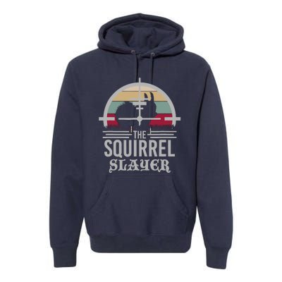 Animal Hunting Squirrel Hunter Squirrel Premium Hoodie