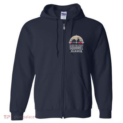 Animal Hunting Squirrel Hunter Squirrel Full Zip Hoodie