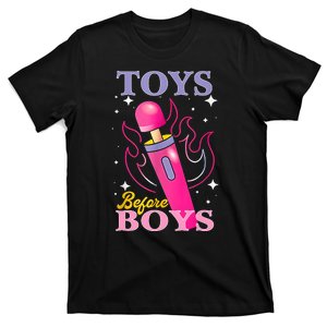 Adult Humor Saying Toys Before Boy Funny T-Shirt