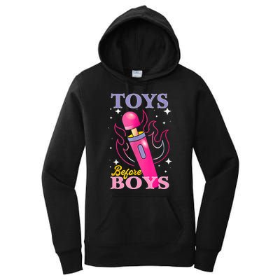 Adult Humor Saying Toys Before Boy Funny Women's Pullover Hoodie