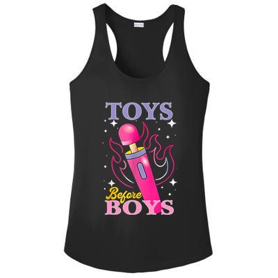 Adult Humor Saying Toys Before Boy Funny Ladies PosiCharge Competitor Racerback Tank