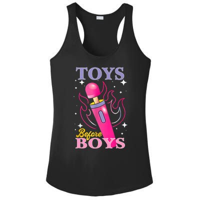 Adult Humor Saying Toys Before Boy Funny Ladies PosiCharge Competitor Racerback Tank