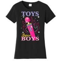 Adult Humor Saying Toys Before Boy Funny Women's T-Shirt