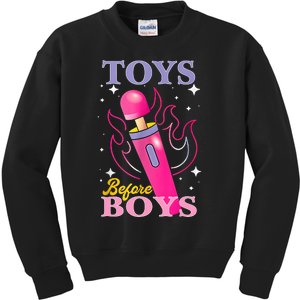 Adult Humor Saying Toys Before Boy Funny Kids Sweatshirt