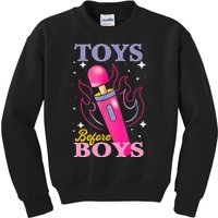 Adult Humor Saying Toys Before Boy Funny Kids Sweatshirt