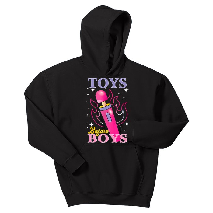 Adult Humor Saying Toys Before Boy Funny Kids Hoodie