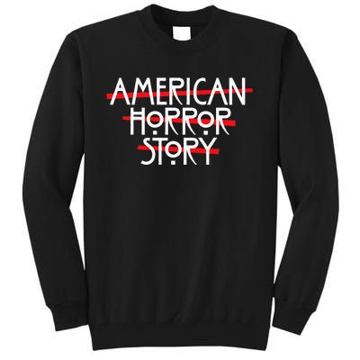 American Horror Story Red Bars Logo Tall Sweatshirt