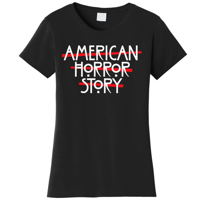 American Horror Story Red Bars Logo Women's T-Shirt