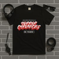 A Hello Sidney Podcast Production Horror Chronicles T-Shirt