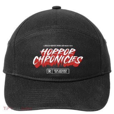 A Hello Sidney Podcast Production Horror Chronicles 7-Panel Snapback Hat