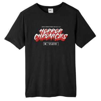 A Hello Sidney Podcast Production Horror Chronicles Tall Fusion ChromaSoft Performance T-Shirt