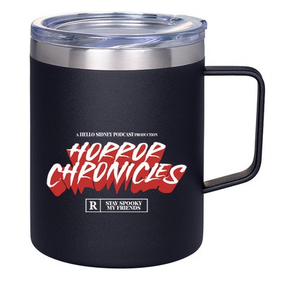 A Hello Sidney Podcast Production Horror Chronicles 12oz Stainless Steel Coffee Mug