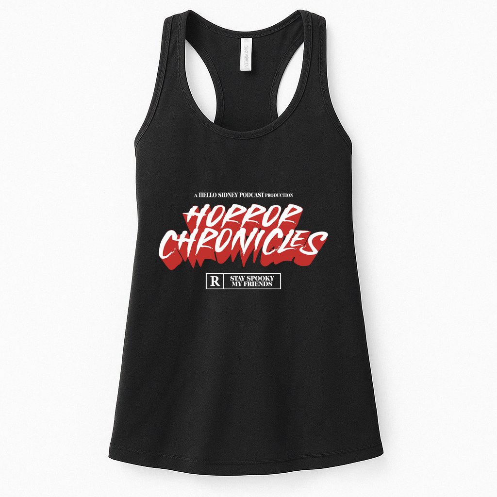 A Hello Sidney Podcast Production Horror Chronicles Womens Tank Top