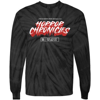 A Hello Sidney Podcast Production Horror Chronicles Tie-Dye Long Sleeve Shirt