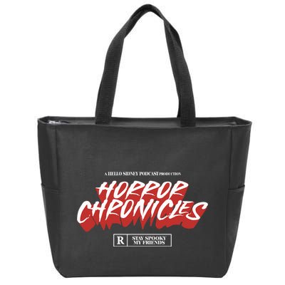 A Hello Sidney Podcast Production Horror Chronicles Zip Tote Bag
