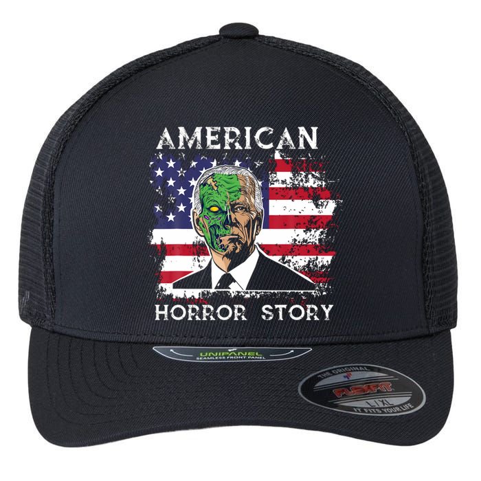 American Horror Story Biden Halloween Flexfit Unipanel Trucker Cap