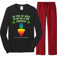 Adult Humor St Patricks Day Offensive Dirty Joke Gift Long Sleeve Pajama Set