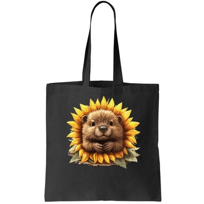 Adorable Hedgehog Sunflower Fusion Bag
