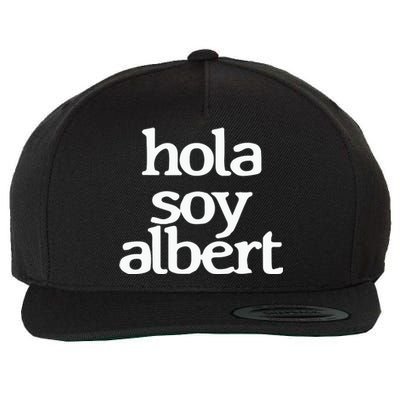 Alberouuuu Hola Soy Albert Wool Snapback Cap