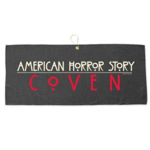 American Horror Story Coven Logo Gift Large Microfiber Waffle Golf Towel