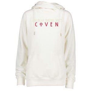 American Horror Story Coven Logo Gift Womens Funnel Neck Pullover Hood