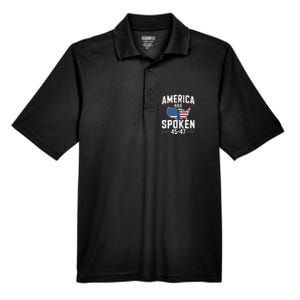 America Has Spoken 2024 Usa 45 4 7 Men's Origin Performance Pique Polo