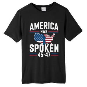 America Has Spoken 2024 Usa 45 4 7 Tall Fusion ChromaSoft Performance T-Shirt