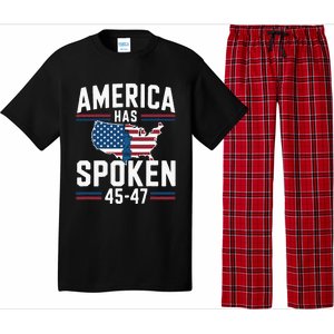 America Has Spoken 2024 Usa 45 4 7 Pajama Set